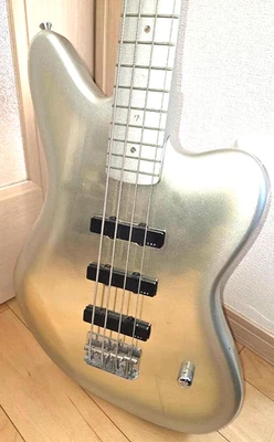 Edwards HEJ-100 Hitoki Silver Kuroyume Jaguar Rare Bass Guitar Vkei 1990 Japan - image 1 of 4