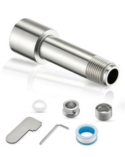 Tub Spout Adapter Chrome fits 3/4 Inch IPS and 1/2 Inch Pipe Hardware