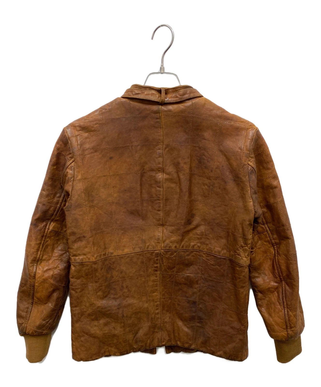 Schott Leather Jacket Men's Size M Brown image 2