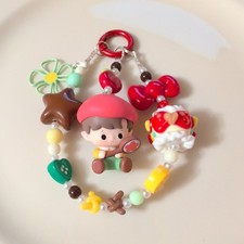 New Authentic Pop Mart Going Out With Me Hacipupu Keychain Phone Chaim Handmade