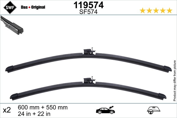 SWF Scheibenwischer Wischblatt FüR Mercedes-Benz E-Klasse T-Model S213 W213-image