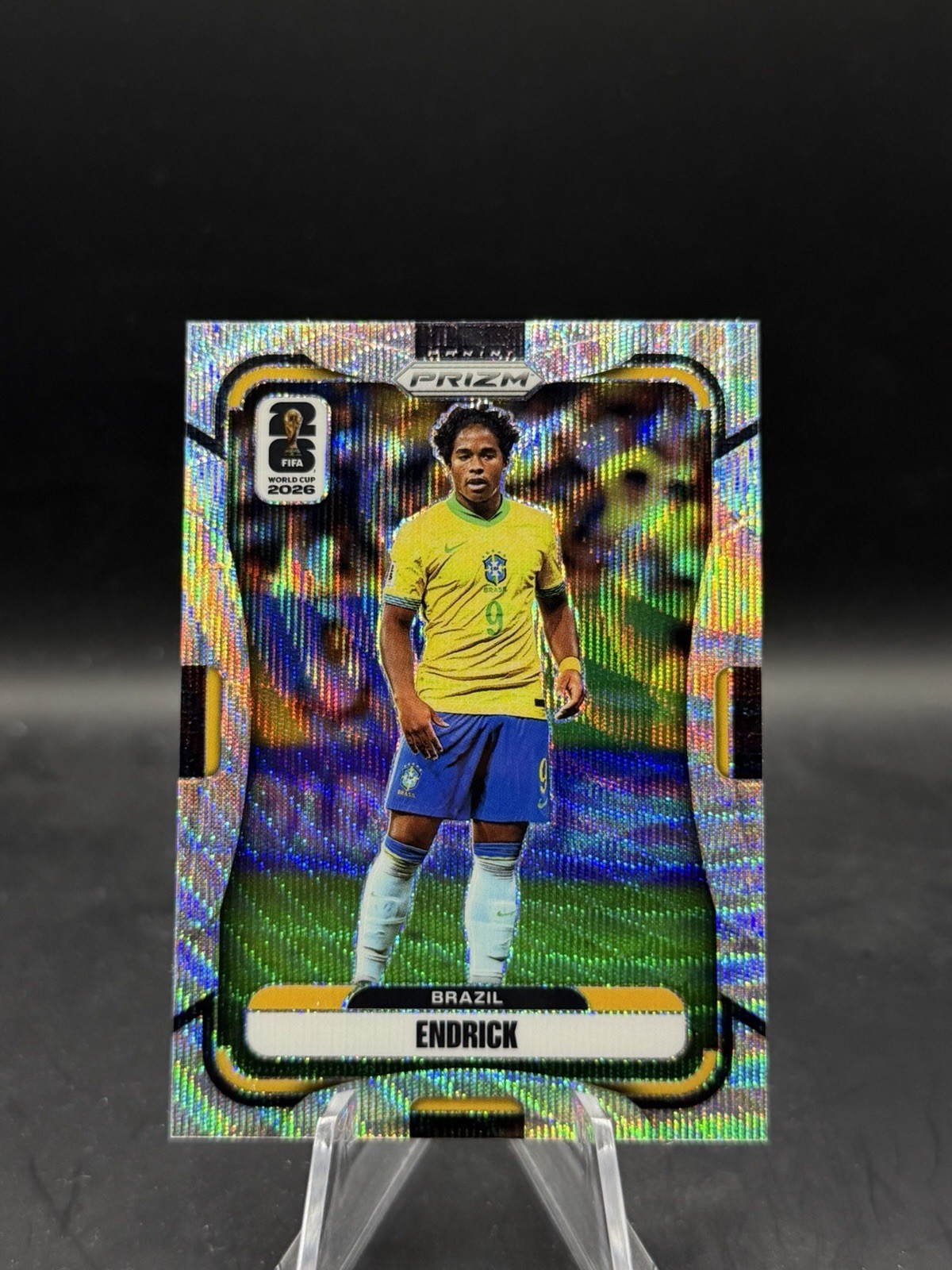 2026 Panini Prizm FIFA World Cup Endrick Wave Prizm Brazil #92