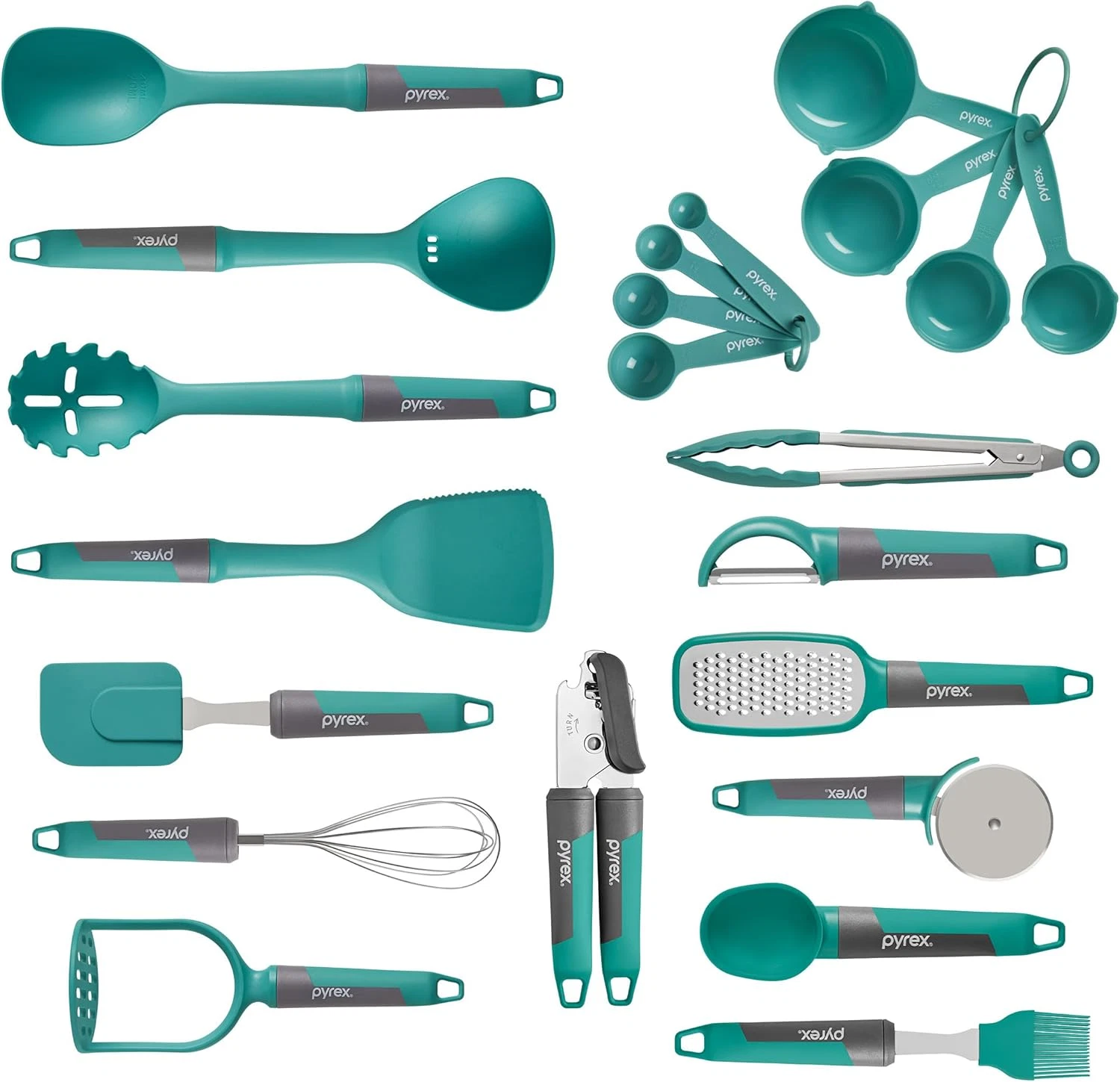 (22-Piece) Silicone Kitchen Cooking Utensils Set, Non-Stick Silicone Cooking Gad