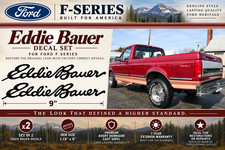 9 Eddie Bauer Ford Bronco Ii Explorer Pinstripe Decal Sticker Emblem Set X2