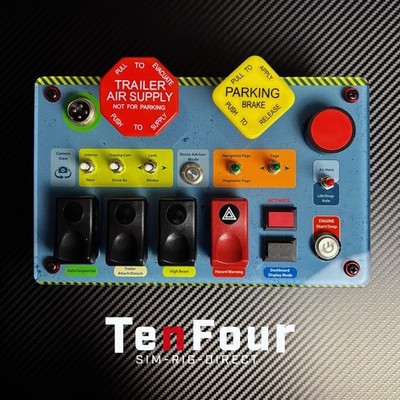 TenFour X1   ETS/ATS Truck Simulator Button Box   24 Functions | 18 Buttons | PC