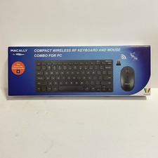 Macally Compact Wireless Keyboard & Mouse Com...