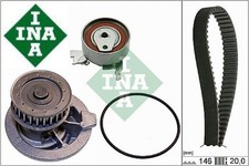 INA 530014730 Wasserpumpe + Zahnriemensatz Zahnriemensatz und Wasserpumpe 