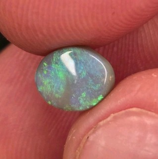 1.3ct Solid Australian Dark Opal From Lightning Ridge Gem Cabochon