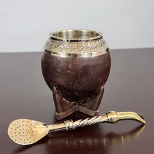 Taza/Mate Torpedo Gourd High Quality + Straw