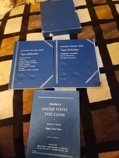 Whitman Blue 9026A 9026B & 9026C United States Coin Type Collection Folders   K