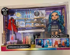 Rainbow High Dream & Design Fashion Studio Playset With Skyler Doll NEW