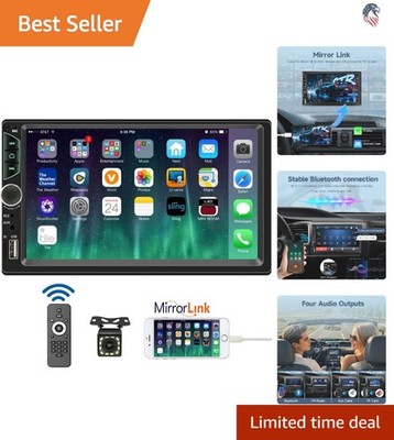 Compatible with Most Cars 7inch Double Din Touchscreen Car Stereo Bluetooth B...