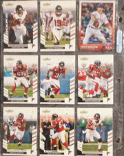 Score/Topps NFL & MLB Card Lot (18) 2007 Falcons Giants Red Sox Snelling