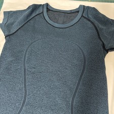 LULULEMON Swiftly Tech Short Sleeve Crew Hip Length Teal Sizing Per Measurements
