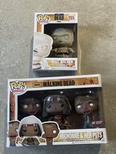 The Walking Dead Funko Lot Michonne & Her Pet...