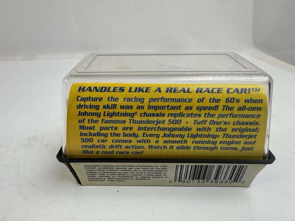 Willys Gasser Johnny Lightning ThunderJet Tuff Ones HO Slotcar 黑色 带火焰 — 第 4/4 张图片