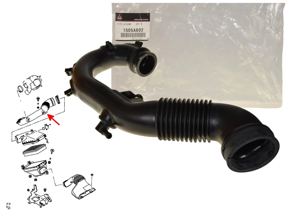 Luftfilter Luftansaugs Rohr 1505A602 für Mitsubishi Asx Lancer Outlander II III