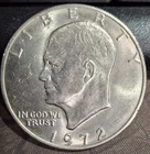 1972 Eisenhower Dollar — photo from another recent sale