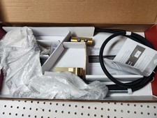 Pfister GT529-ASRBBG Asari Pulldown Kitchen Faucet in Matte Black Brushed Gold