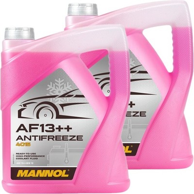 2x 5L MANNOL KÜHLERFROSTSCHUTZ AF13++ ANTIFREEZE -40°C TL 774 G TL 774 J 325.5 6