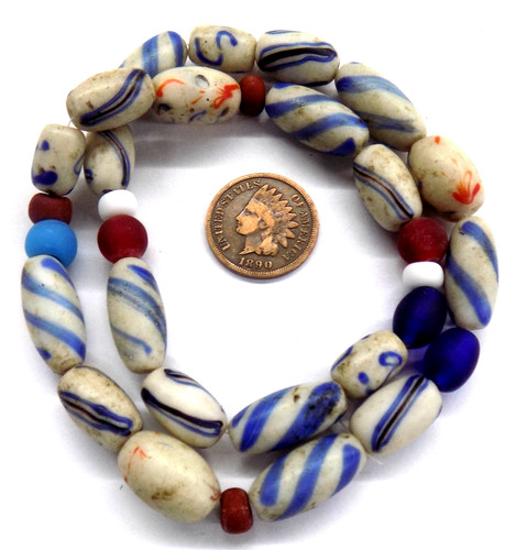 1700's Style Strand Early Guebert Site Illinois Kaskaski Indians B7  #2  READ !