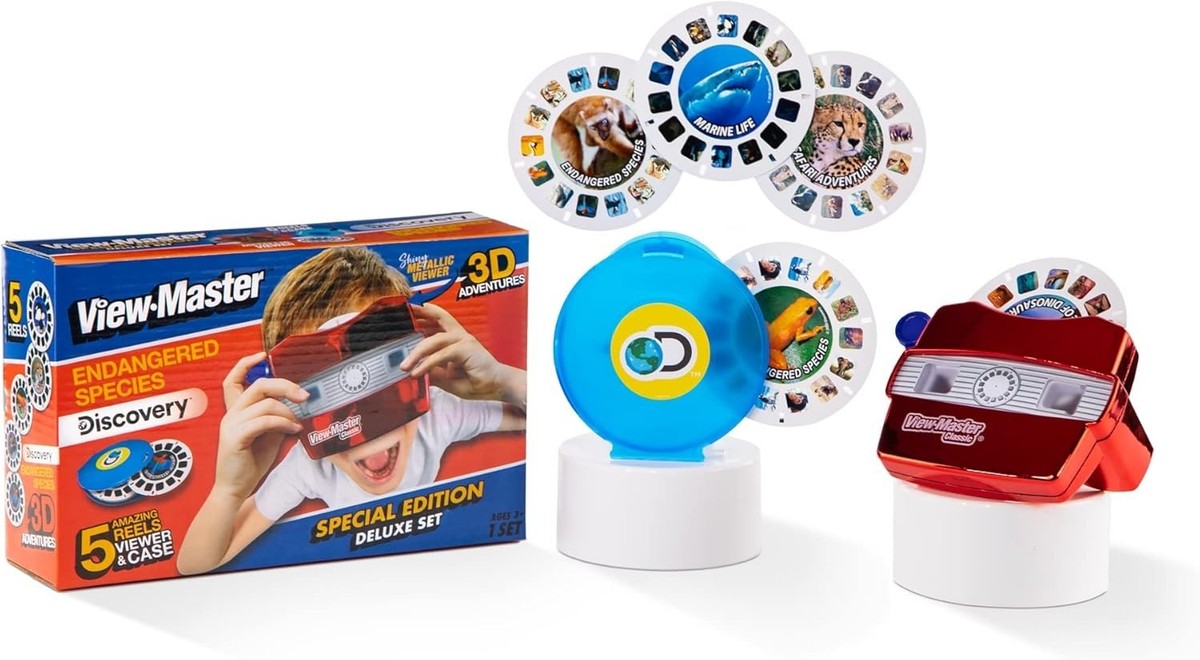 View Master Classic with Discovery Kids Reels - Metallic