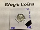 1939 Mercury Silver Dime in Fine Condition 072425 72e