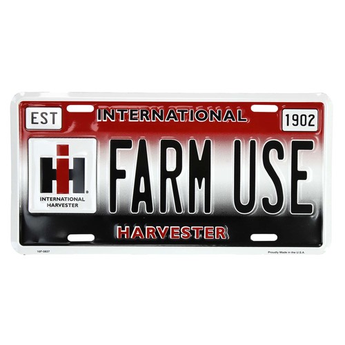 Farm Use Nummernschild mit International Harvester IH Logo 16208 - Bild 1 von 3