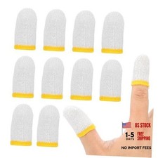 Controller Finger Thumb Sleeve, 24 Pack Mobile Gaming Finger White/Yellow