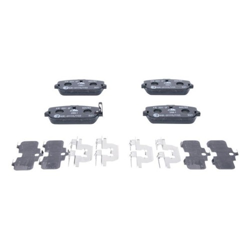 ATE 13.0460-5762.2 Bremsbelagsatz Scheibenbremse Hinterachse FüR Fiat Mazda-image