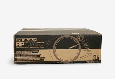 Reloop RP-7000 MK2 Direct Drive Turntable - Black-New Open Box