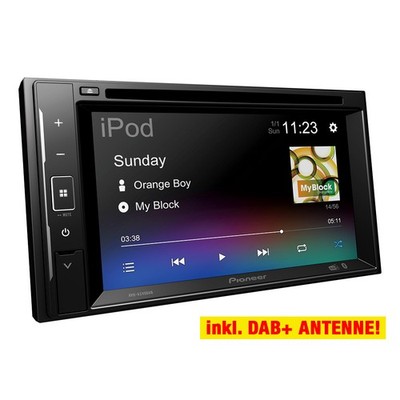 PIONEER 2-DIN AVH-A240DAB Auto Radioset für FORD C-Max (Facelift) & S-Max 