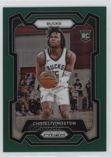 2023-24 Panini Prizm Green Prizm Chris Livingston #156 0bg1
