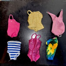 6 Vintage Barbie Swimsuits
