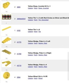 Lego Yellow Hot Buster Race Car 8382 Pull Back Motor