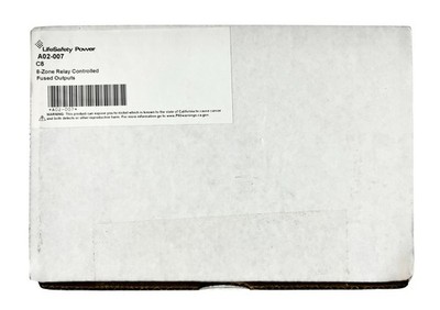 LifeSafety Power A02-007 8-Zone Relay Controlled Fused Outlets