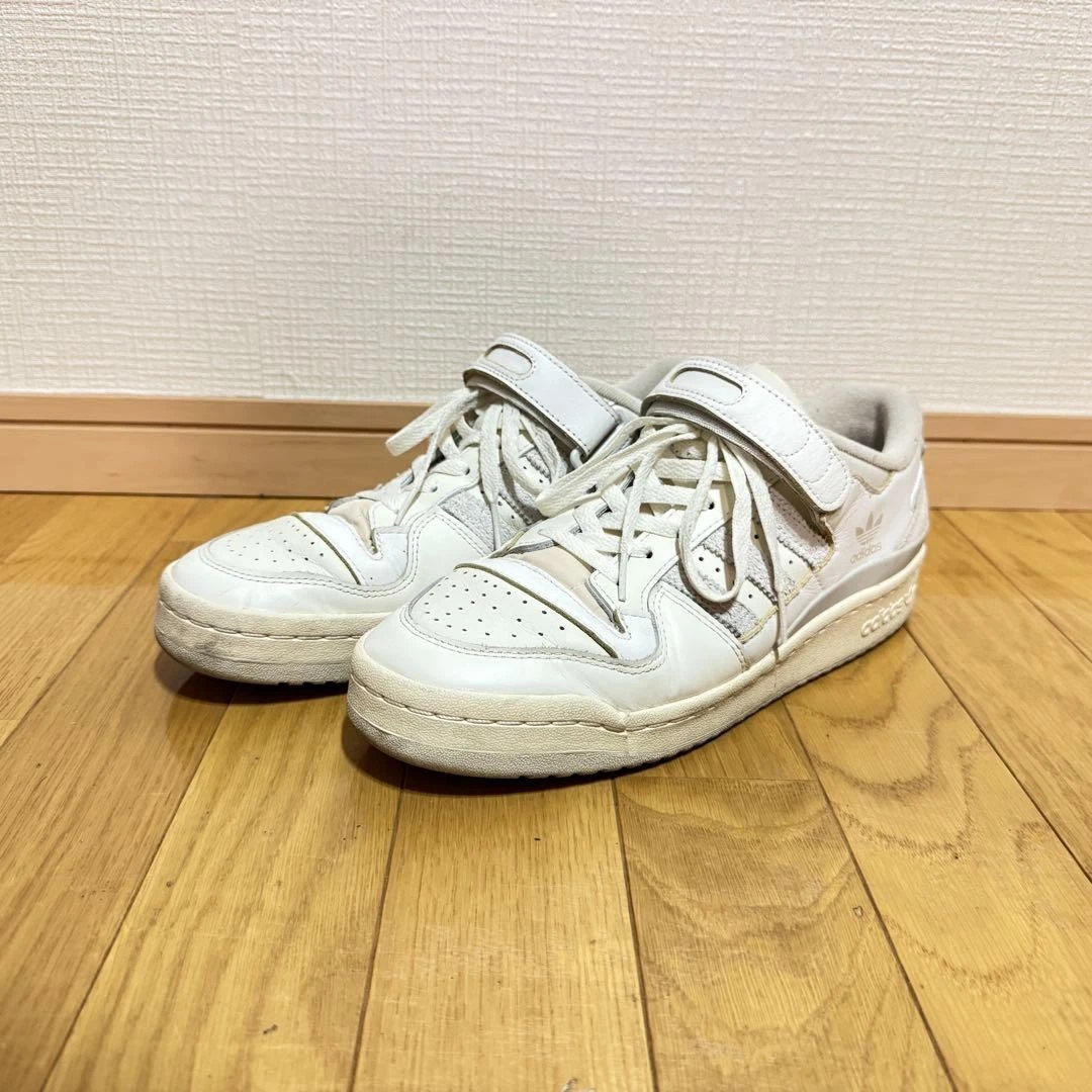 Adidas Originals Forum 84 Low Orbit Grey Uomo Taglia 10 Usate con Punta Minore Sporco