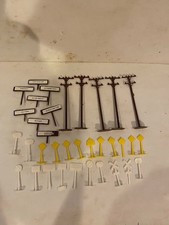 Plasticville Type HO Scale Telephone Poles And Street Signs