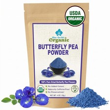 Butterfly Pea Flower Powder - Organic Blue Matcha Tea and Latte - Natural Foo...