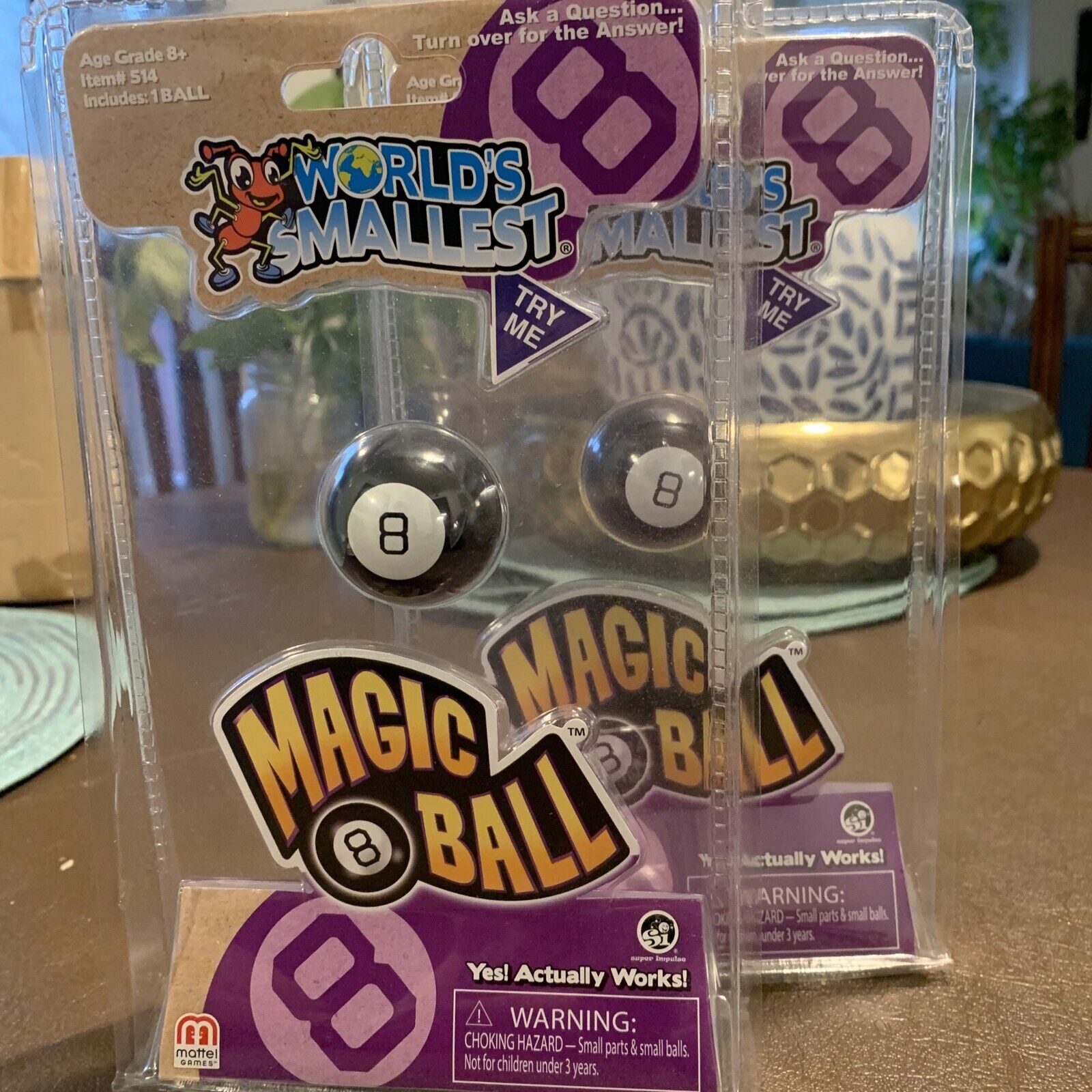 World's Smallest Magic 8 Ball