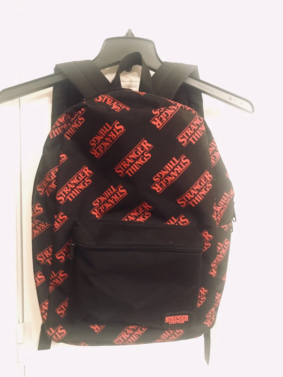 Classic Stranger Things Netflix Backpack Black/Red