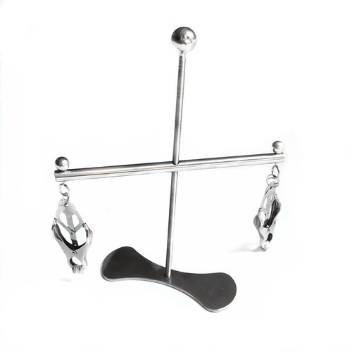 Adjustable Fixation Torture Breast Clips Clamps Tower of Pain For Women - Picture 5 of 9