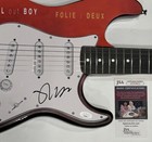 PETE WENTZ SIGNED CUSTOM FOLIE A DEUX ELECTRIC GUITAR FALL OUT BOY JSA COA — photo 2