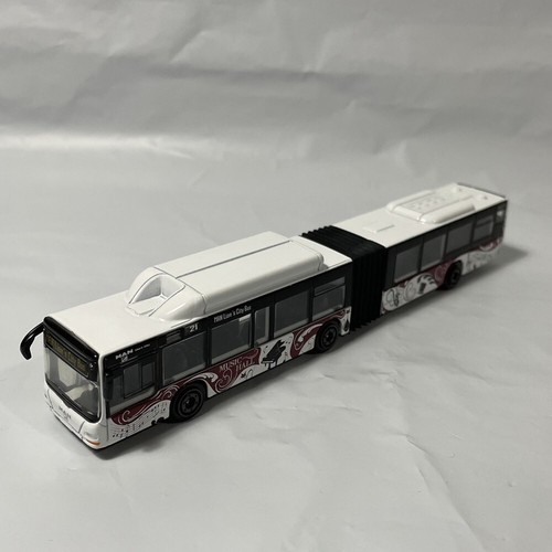 Diecast Majorette Bus Man lion's City Collectibles Model White Color Scale 1/110 - Picture 3 of 6