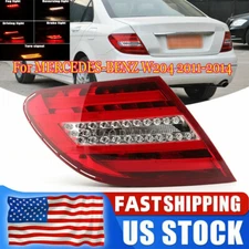 Left LED Tail Light Rear Lamp Brake For MERCEDES-BENZ W204 C Class C250 2012-14