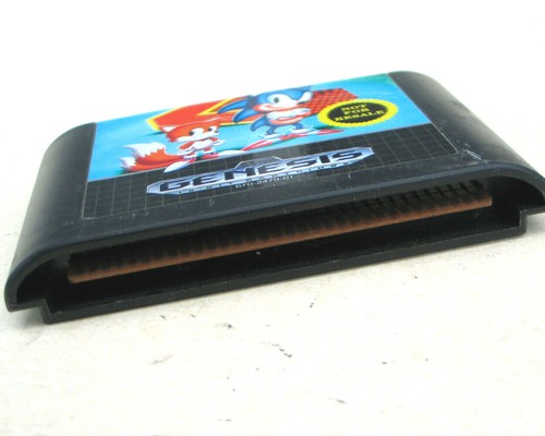 Sonic the Hedgehog - Original Sega Genesis - Juego auténtico solo PROBADO FABRICANTE DE EQUIPOS ORIGINALES - Imagen 2 de 3