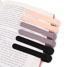 6 Pcs Silicone Automatic Bookmark Bible Book Markers for Reading Book Lovers