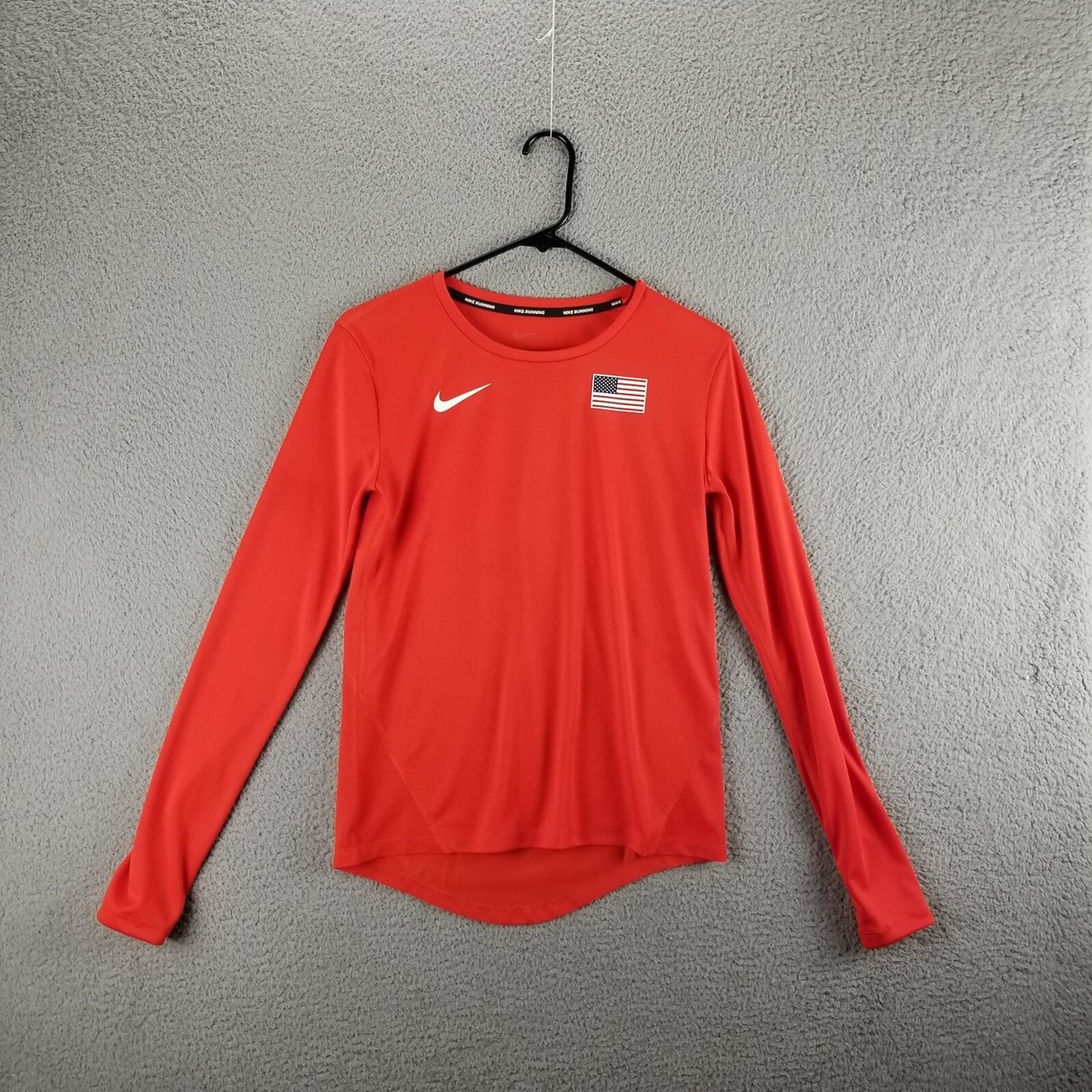 red women nike shirt