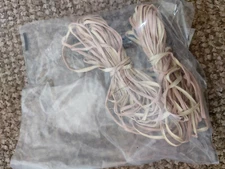 Dress making bag of Faux Leather trimming 