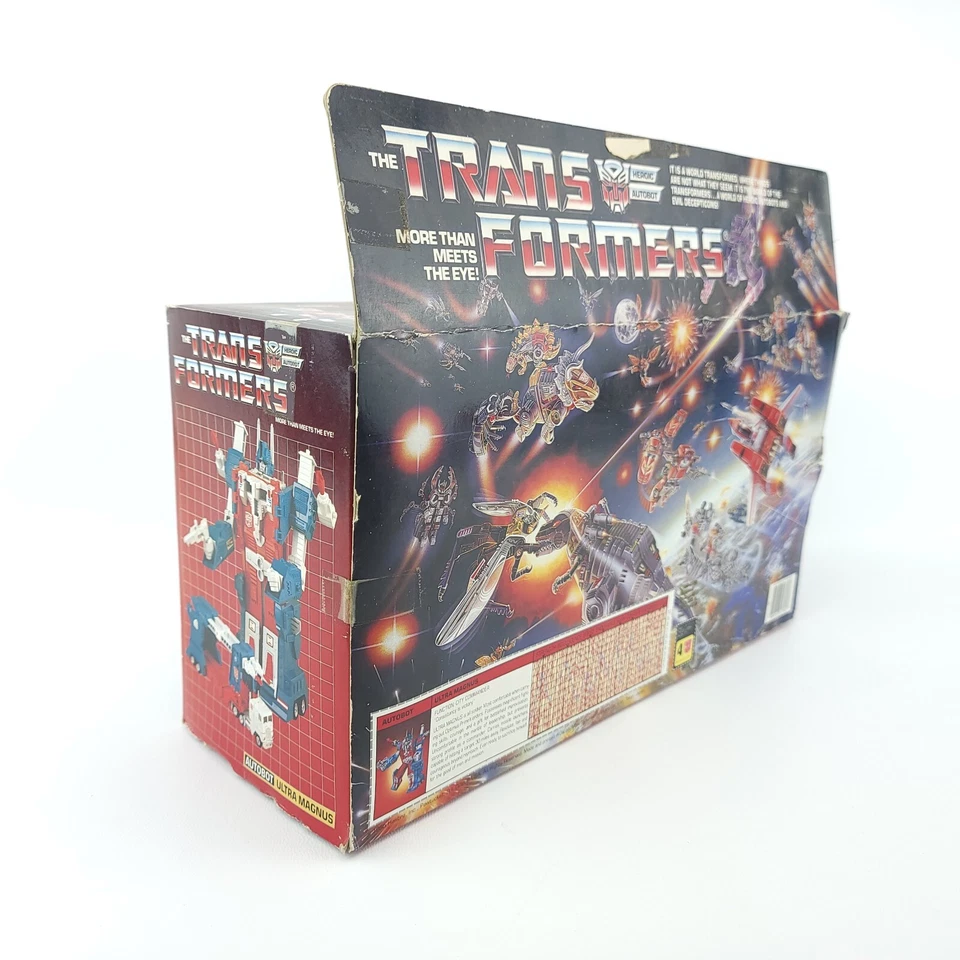 Transformers G1 Ultra Magnus Rubber MIB Complete With Box And Insert 1985 Uncut - Image 3 of 4